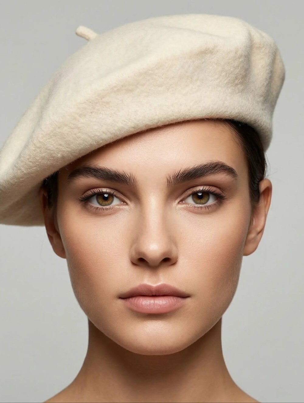 NWT Natural Wool Beret